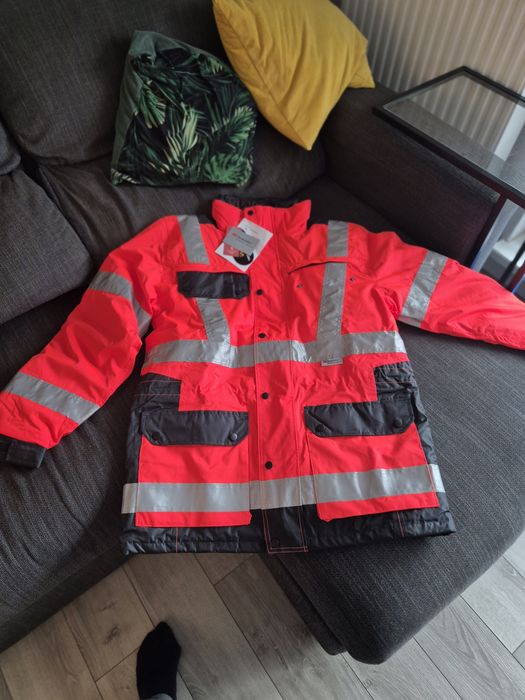 Kurtka zimowa  drogowa z podpinka firmy Scotchlite