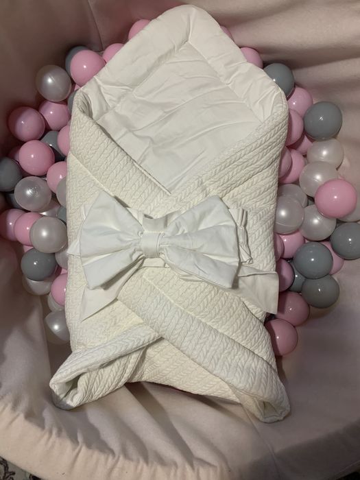 Тепленький конверт- покривало на виписку