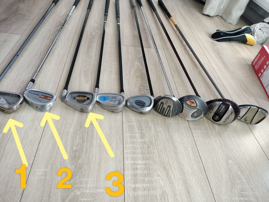 Клюшки для гольфу в хорошому стані