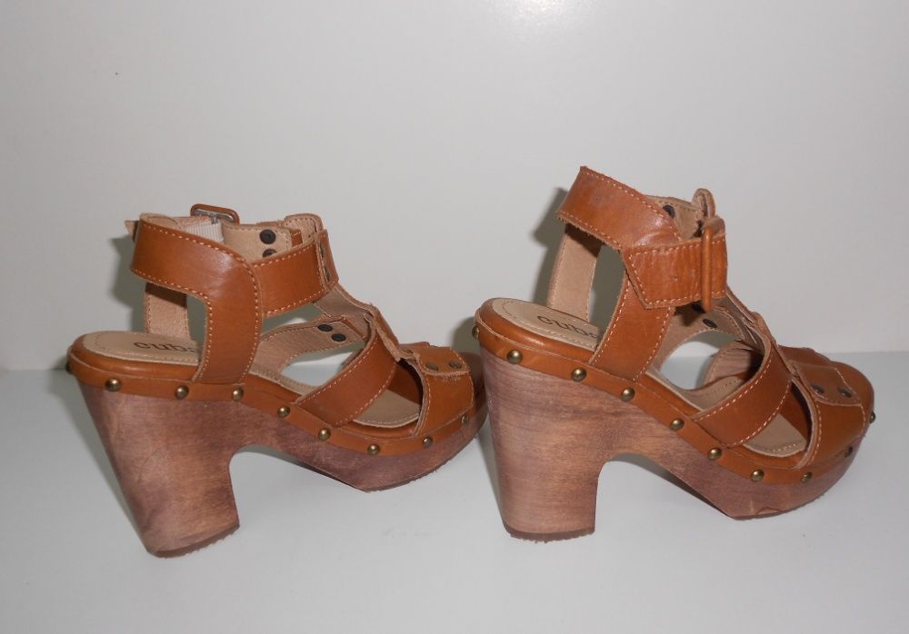 Sandálias Cubanas camel tamanho 36 - artigo novo de loja