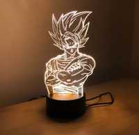 Lampka LED 3D Dragon Ball Goku – idealny prezent