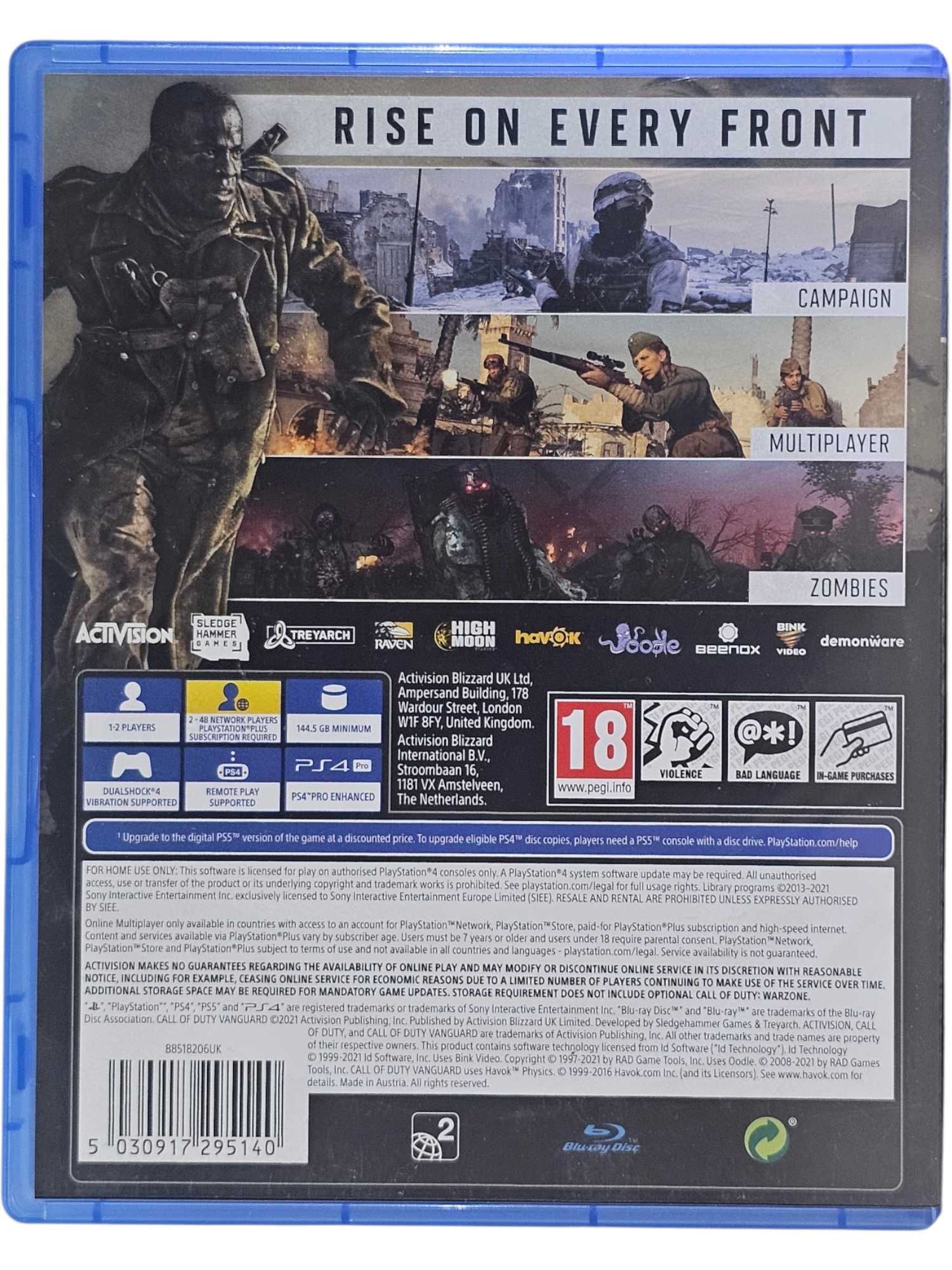 Call of Duty Vanguard | GRA PS4 | PlayStation 4 | ENG