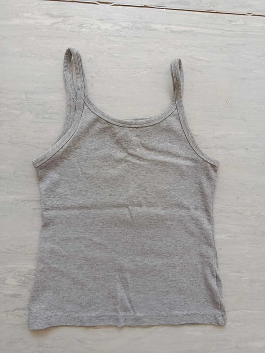 Top alças cinzento