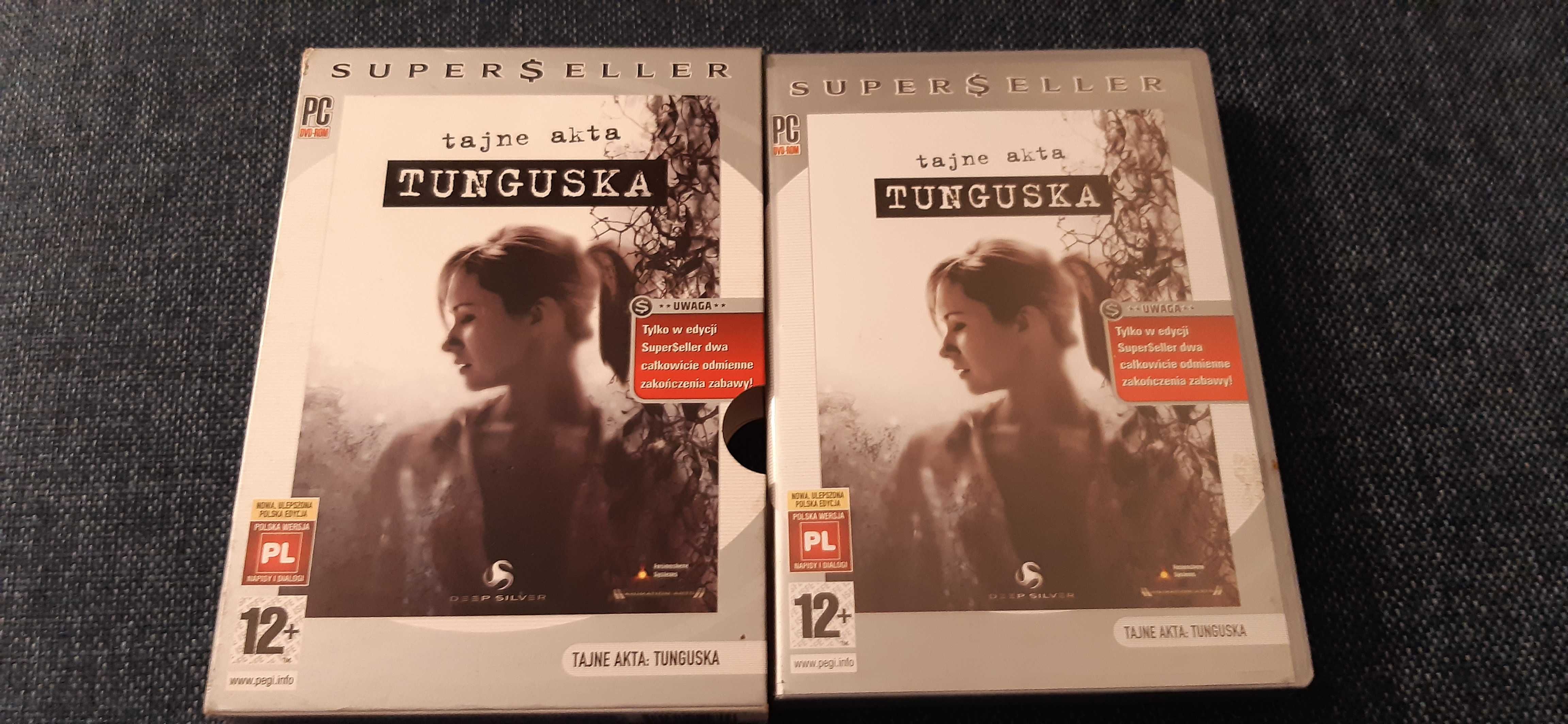 Tajne akta Tunguska - gra PC pudełkowa