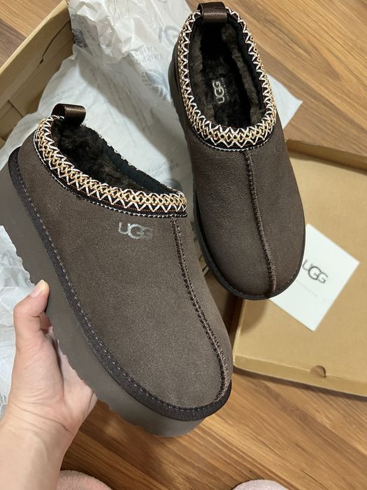 Ugg tazz угги на платформі шоколадні 38,39