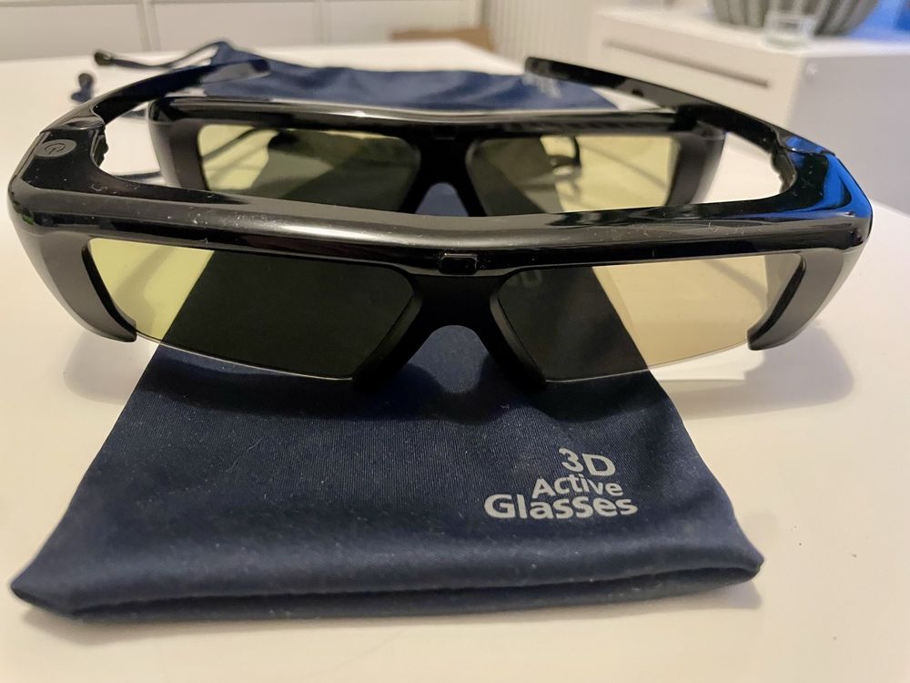Okulary 3D Samsung stan idealny jak nowe dwie sztuki w zestawie,