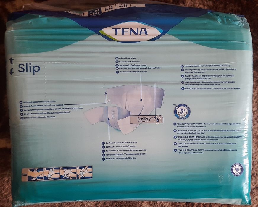 Підгузки для дорослих TENA Slip Plus, розмір L, 30 шт