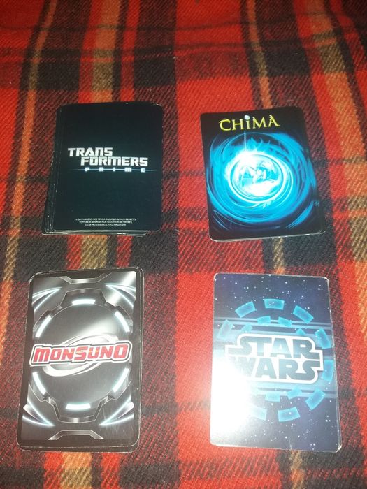 Карточки Trans Formers Prime, Star Wars, Chima, Monsuno