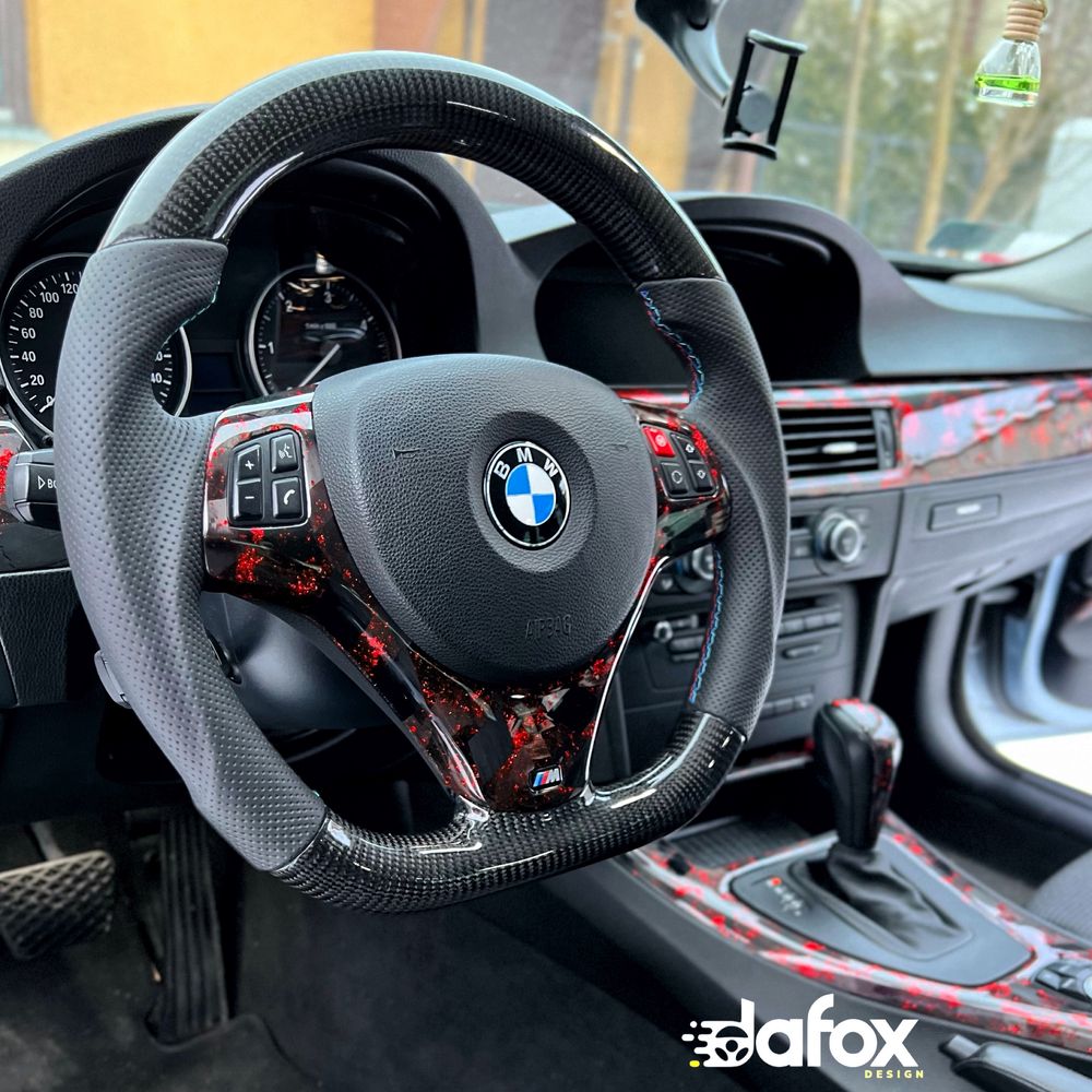 Dekory listwy BMW E91 E92 M3 E93 Carbon forged/twill osłona E87 E81