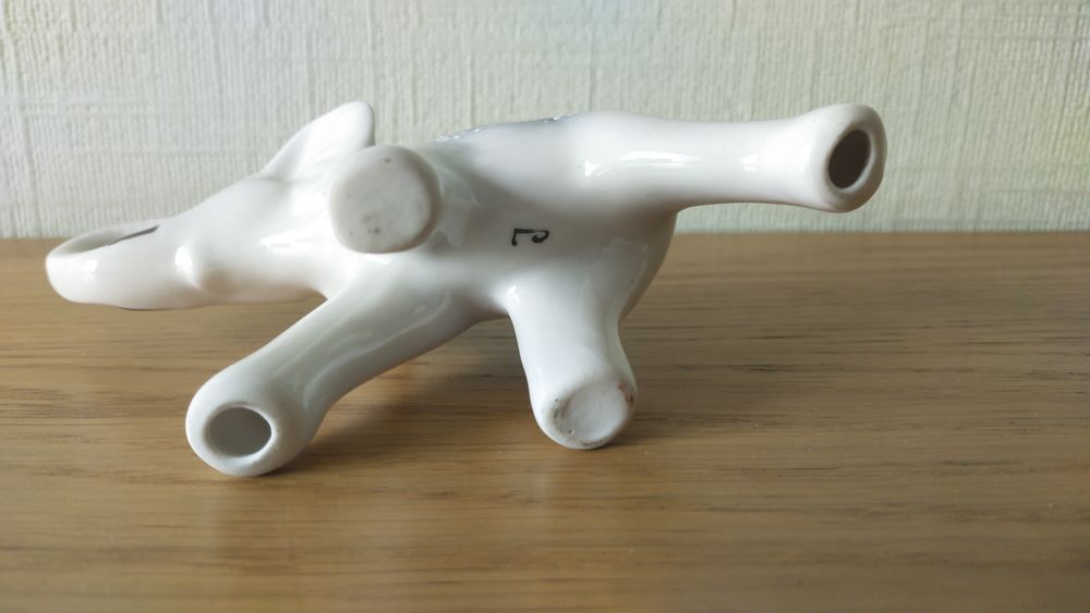 J. Jezela porcelanowy słoń figurka z czasów PRL-u