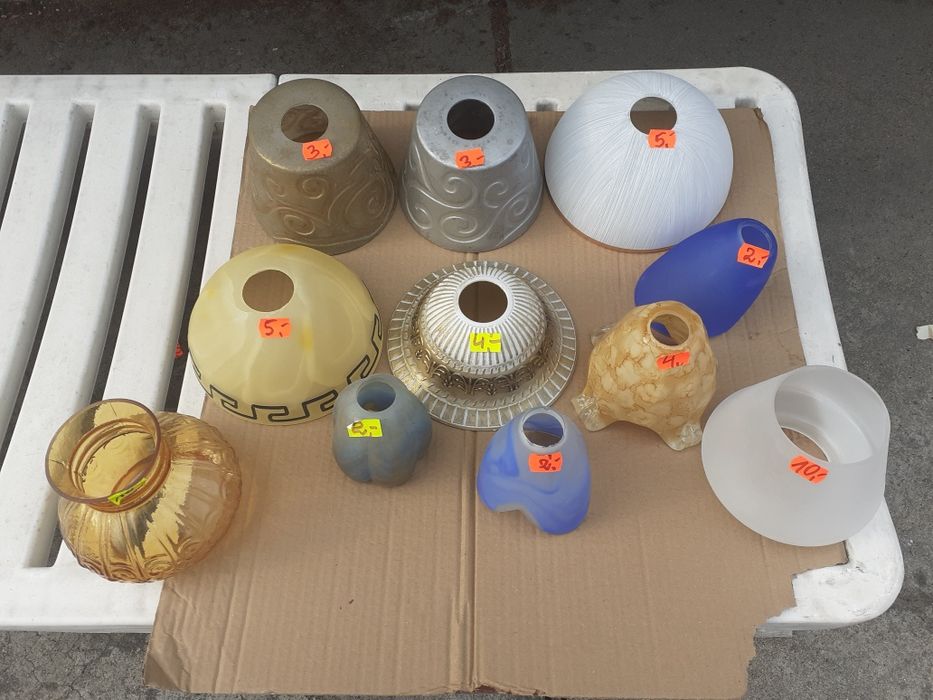 Sprzedam części  do żyrandoli z nierdzewki I złote metalizowane.