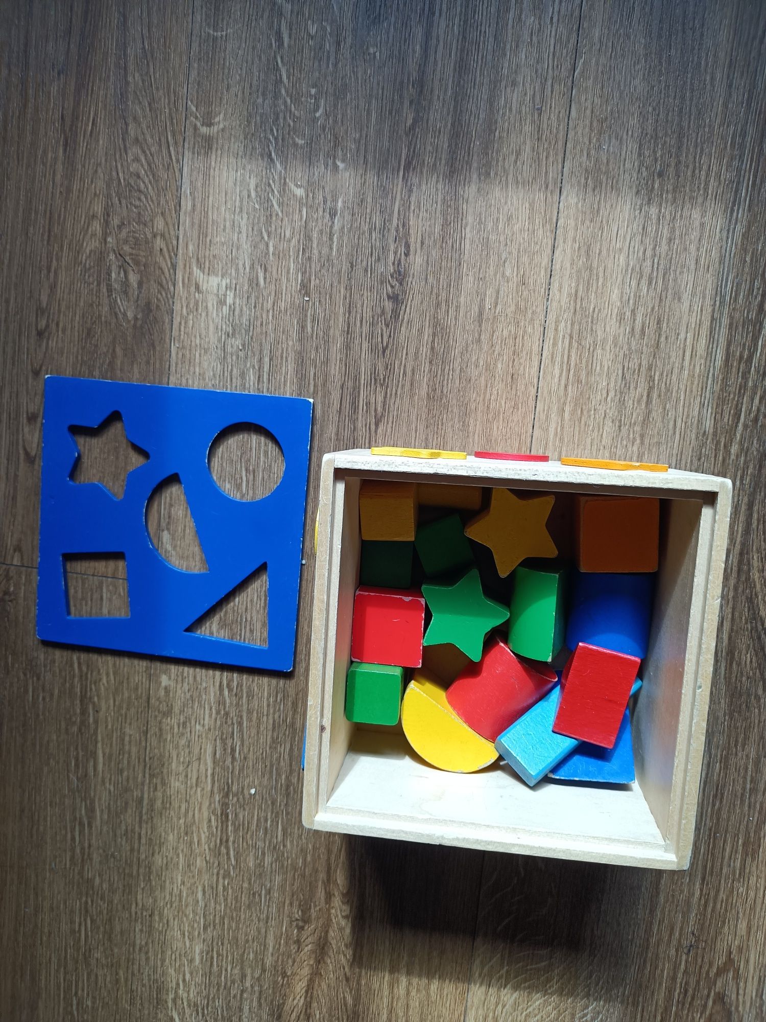 Klocki drewniane, puzzle drewniane
