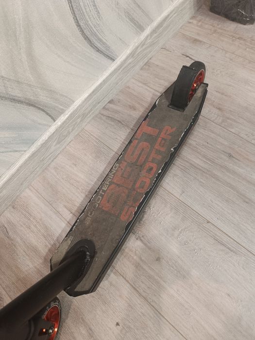 Самокат трюковий, пеги, алюмінієвий диск, Best Scooter, бу