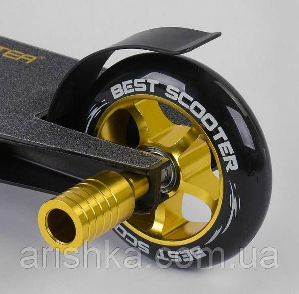 Самокат трюковый Best Scooter, ПЕГИ, алюминиевый диск