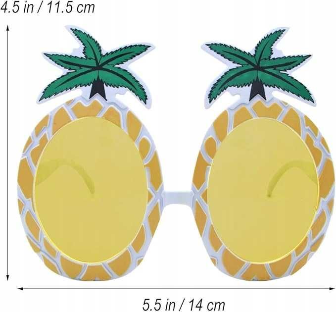 Tropikalny ananas festiwal Party okulary przeciwsłoneczne zabawne okul
