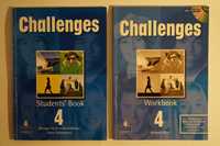 Учебники по английскому Challenges 4 Student's Book Workbook с диском