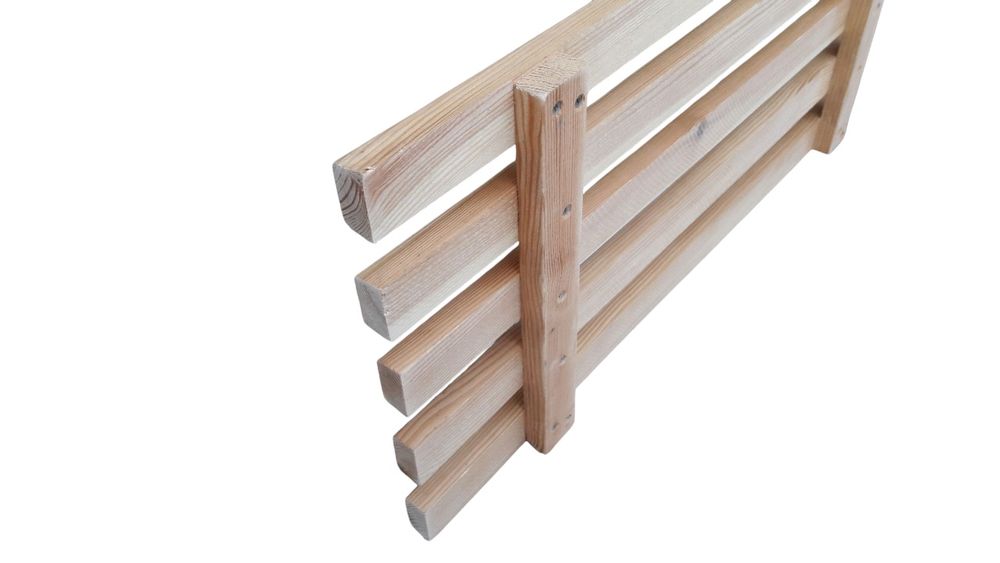 Дерев'яна решітка для ванної кімнати 72х33 см