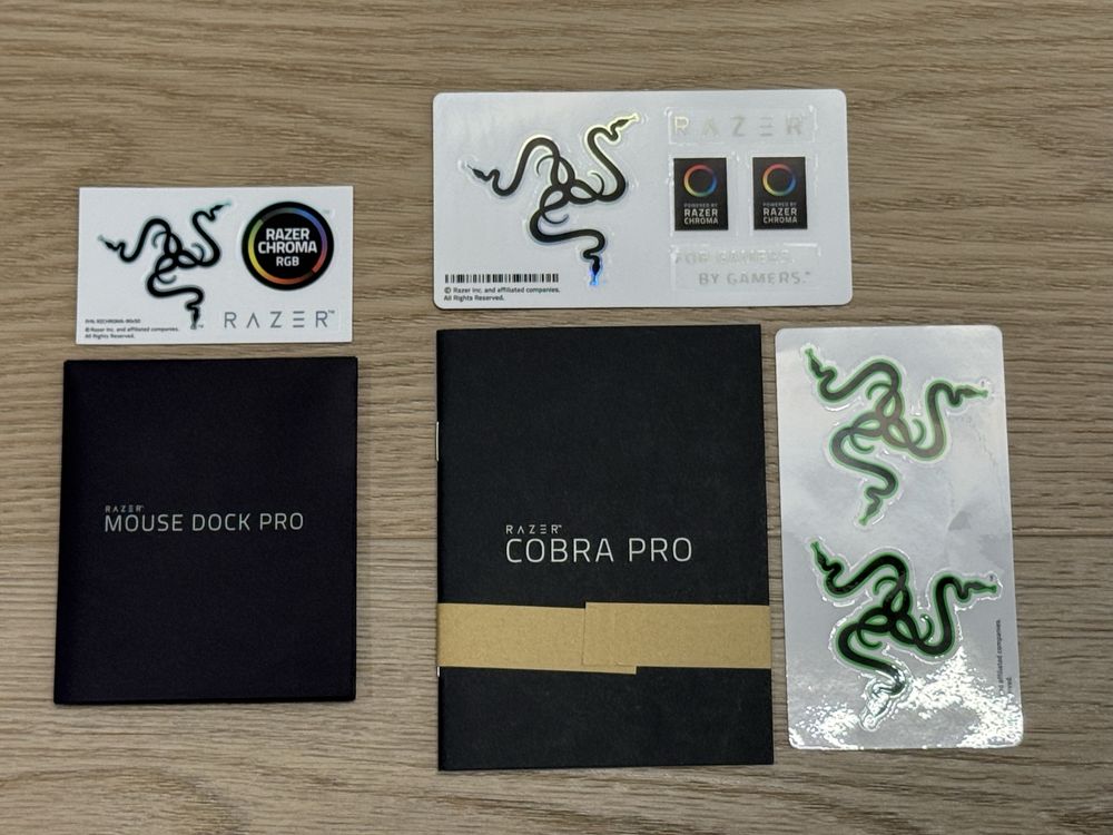 Rato Wireless Razer Cobra Pro + Dock Pro