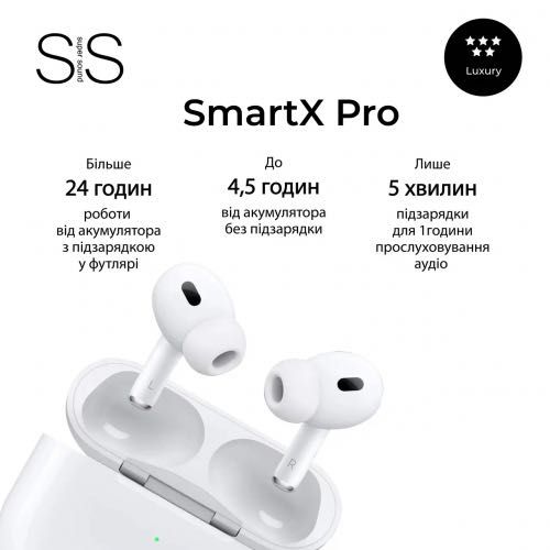 Bluetooth-навушники SmartX Pro Luxury вакуумні