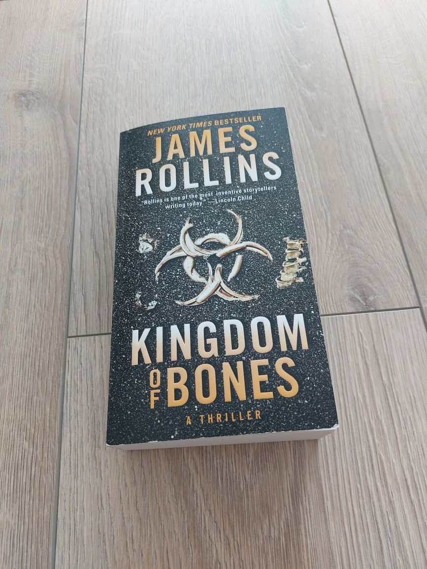 Książka James Rollins Kingdom of Bones / Królestwo Kości po angielsku
