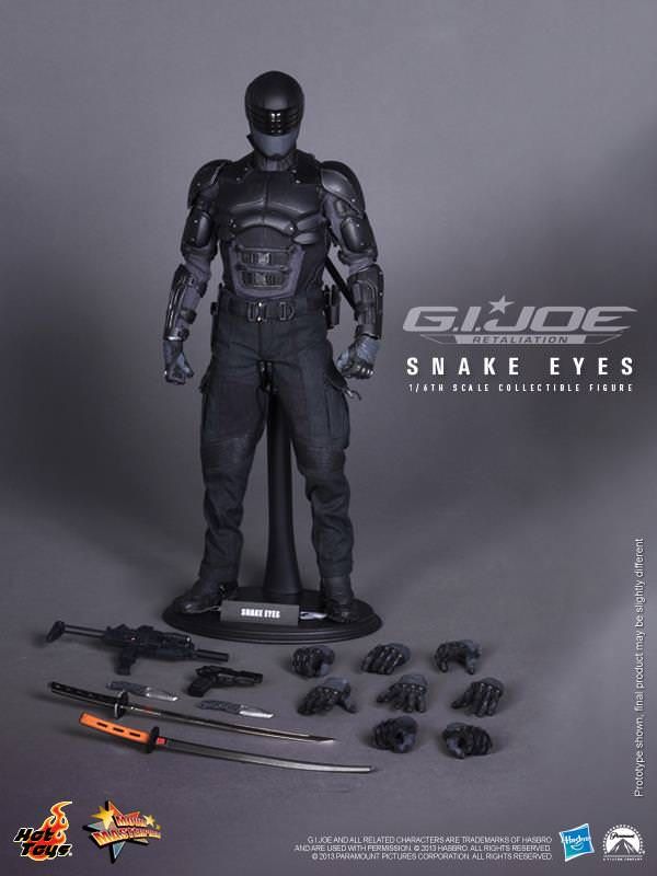 Фигурка 1/6 hot toys mms 192 G.I.JOE: RETALIATION – SNAKE EYES