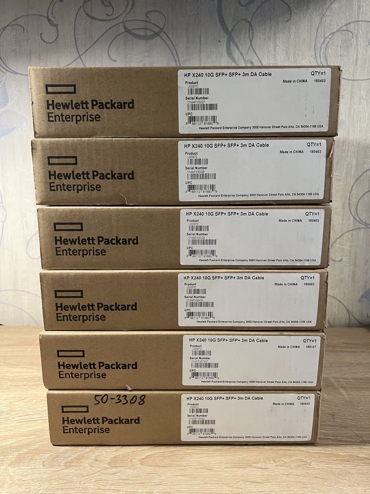 Кабель HP JD097C X240/10G/SFP+/3m/DAC/Cable