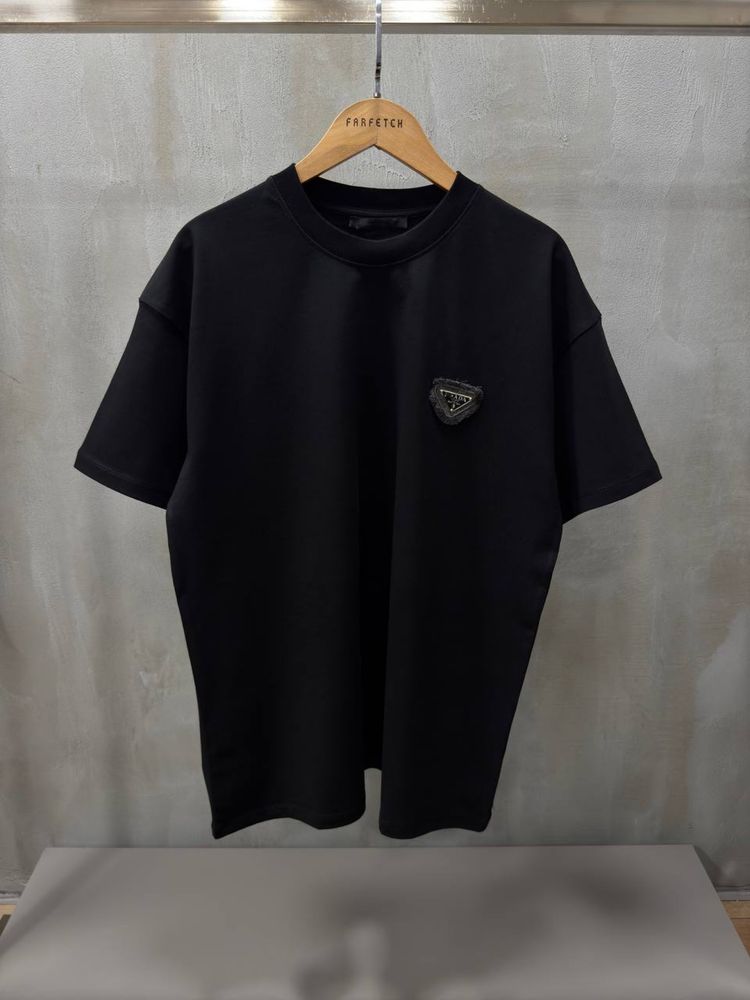 Loro piana футболка мужская унисекс оверсайз оригинал коричневая белая