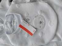Komplet biały dla noworodka unisex