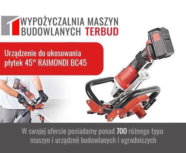 Piła, przecinarka elektryczna, cięcie ukośne. Ukosowanie płytek.