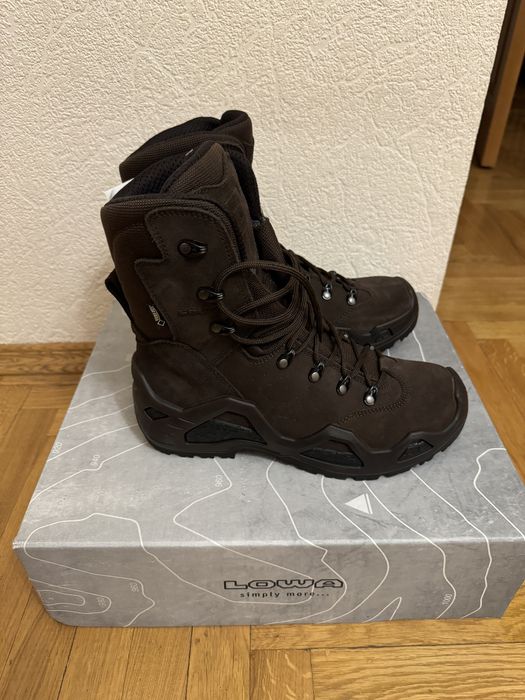 Черевики військові демісезоні Lowa Z-8S GTX 42 eu 9 us dark brown