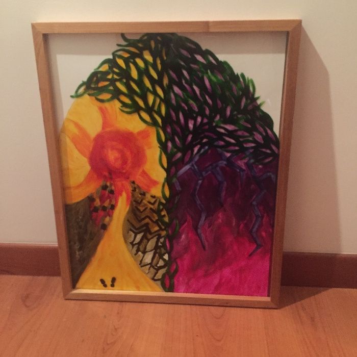 Vitral (pintado à mao)