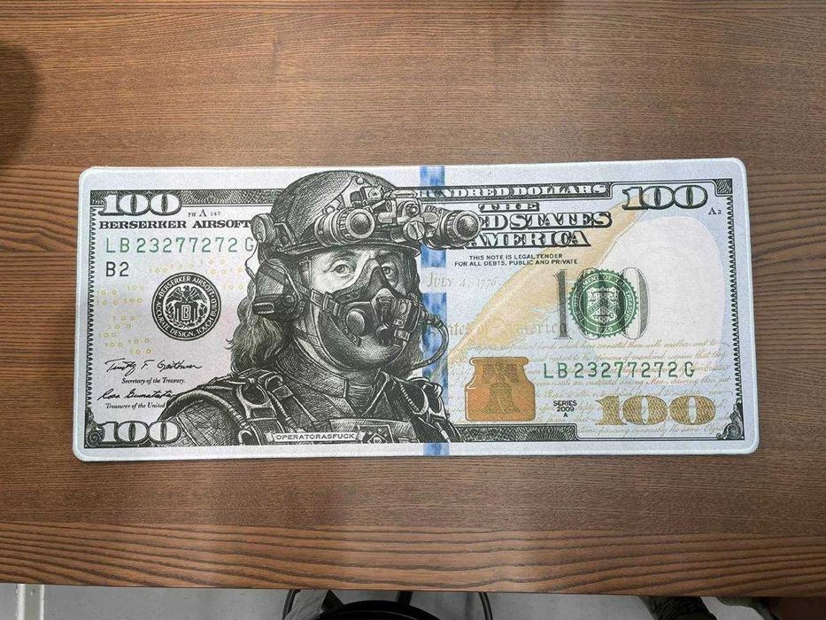 Великі гумові  килимки для компʼютера tactical USD (70 х 30 см