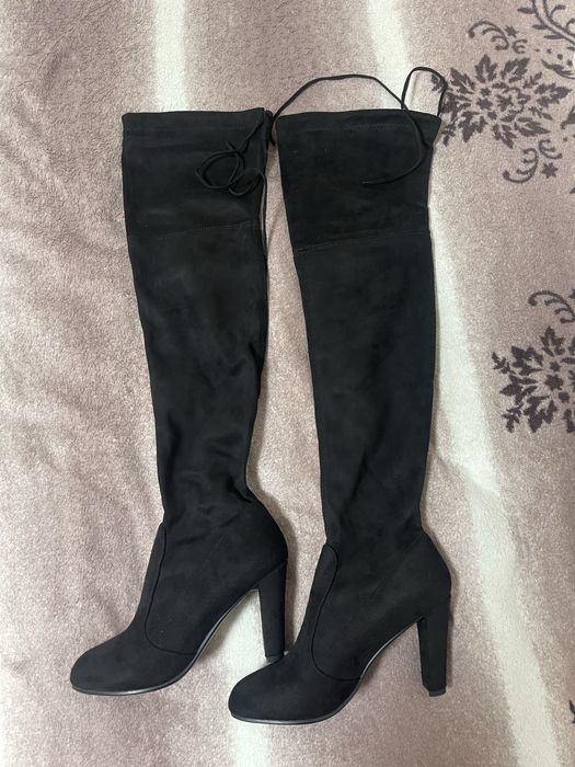 Чоботи панчохи замша