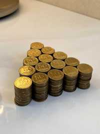 Монети Україні 25 та 50 копійок. Немагнітні