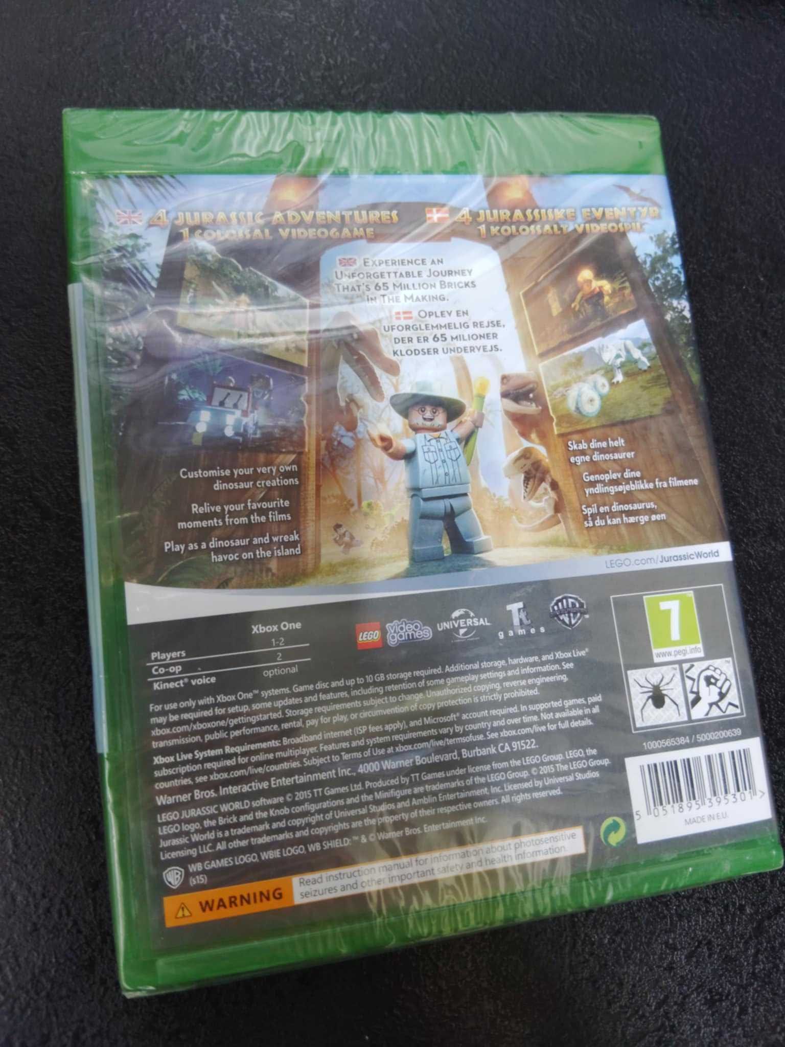 NOWA LEGO Jurassic World Xbox One gra po Angielsku