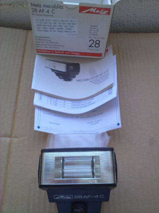 Flash Metz Mecablitz 28 AF-4 C para Canon ( Novo ) Nunca Usado