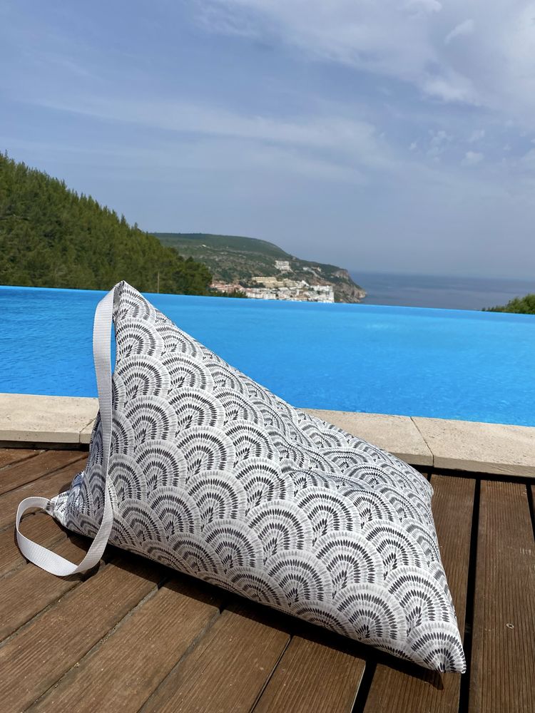 Almofada / Puff de Praia, Piscina, Campo, Casa… - ENTREGA IMEDIATA