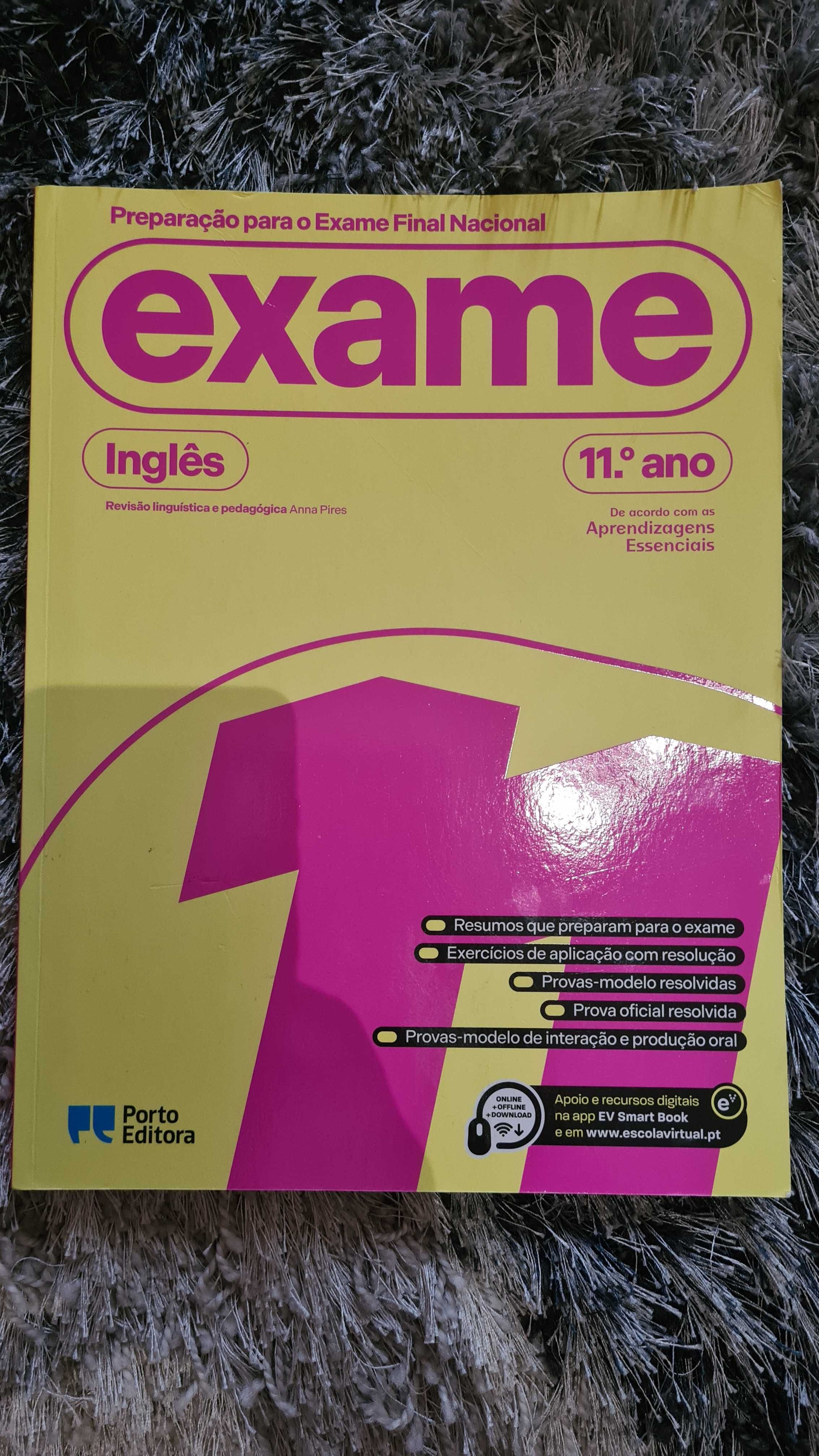 Livro de preparação para o exame de inglês