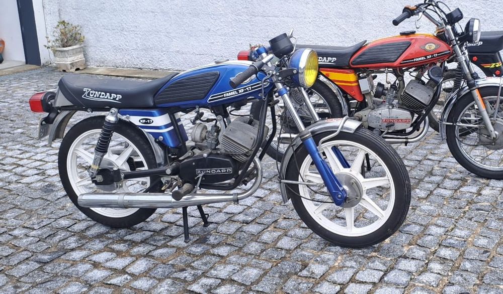 Moto  Famel Xf 17 azul