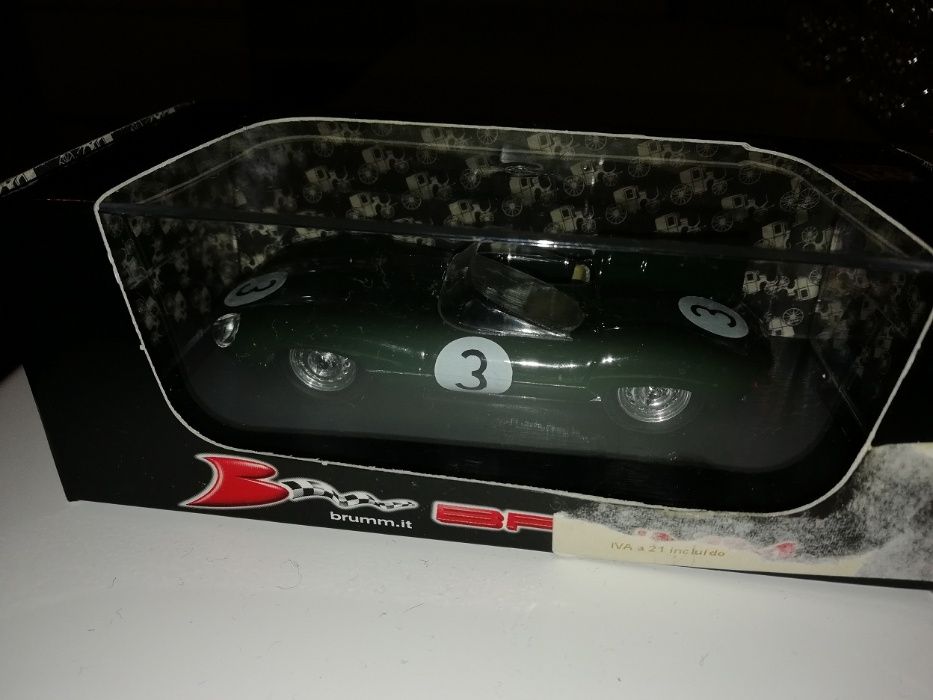 Jaguar D-type-Edição LimitadaLeMans 1956 Mike Hawthorn - 1/43