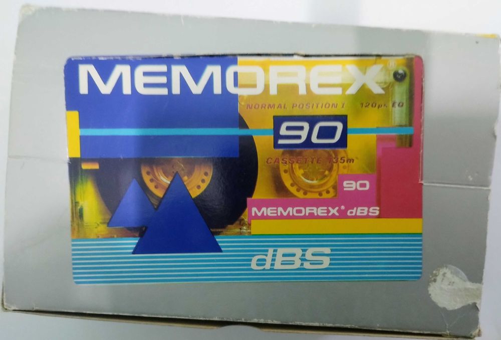 10 нових аудіо кассет MEMOREX dBS 90 хвилин зних дві JC 90 super