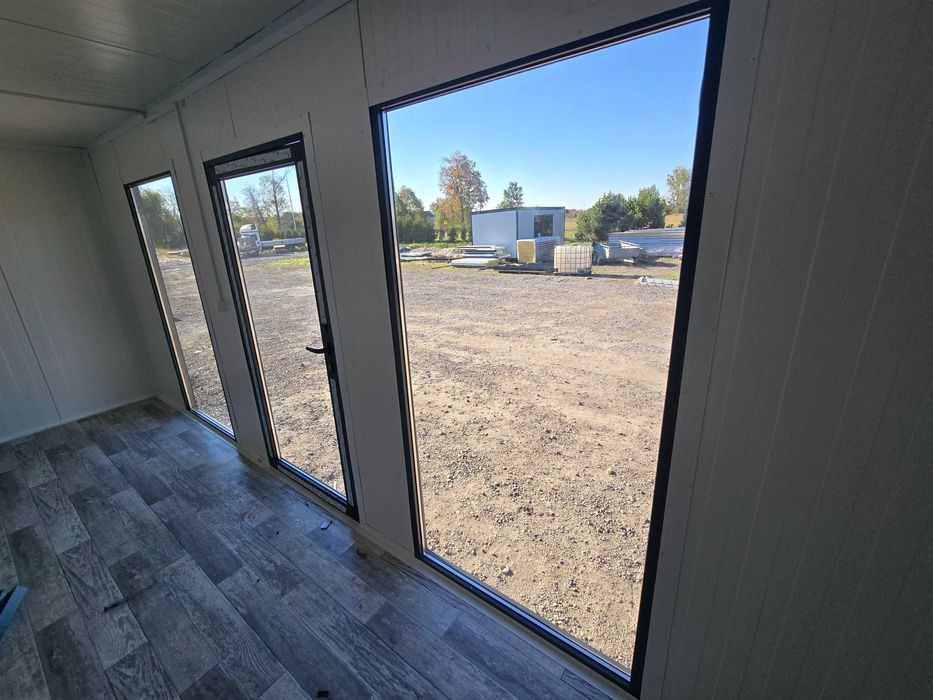 Kontener biurowy magazynowy sklepowy 6x3 z plyty