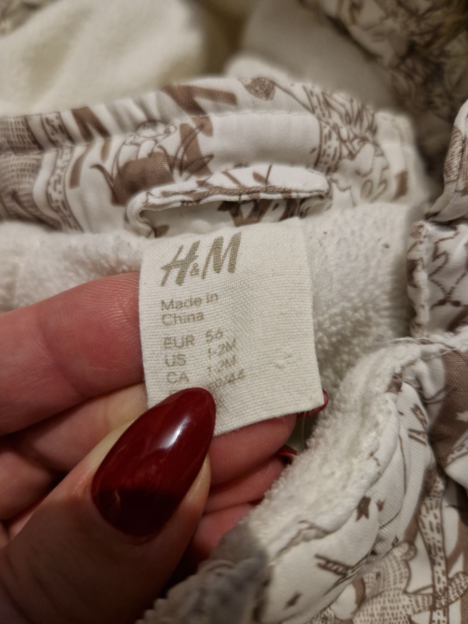 Zimowy kombinezon h&m 56 polar