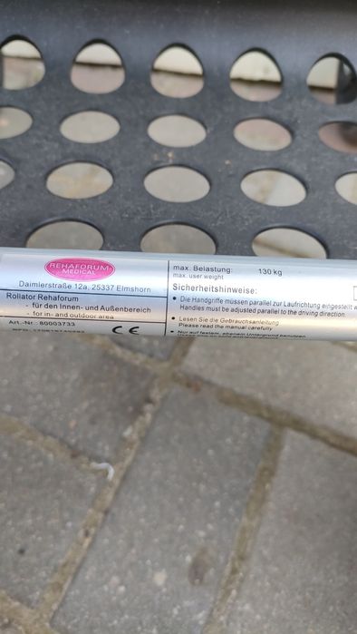 Chodzik, balkonik dla osoby niepełnosprawnej