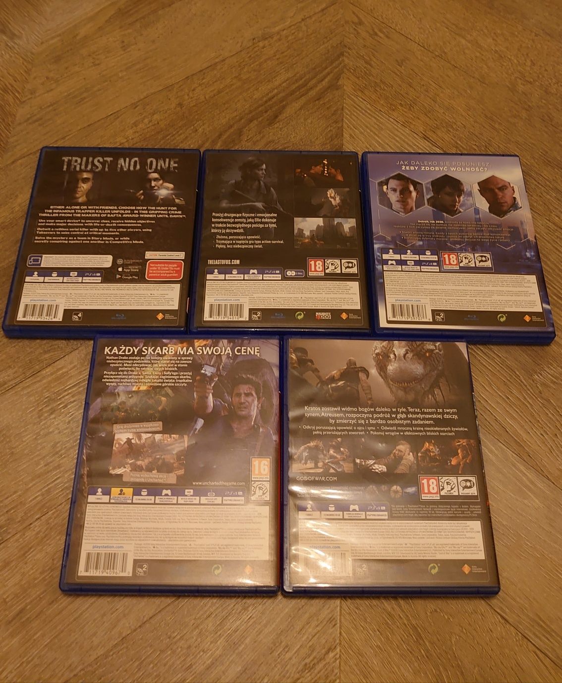 Zestaw 5 gier PS4