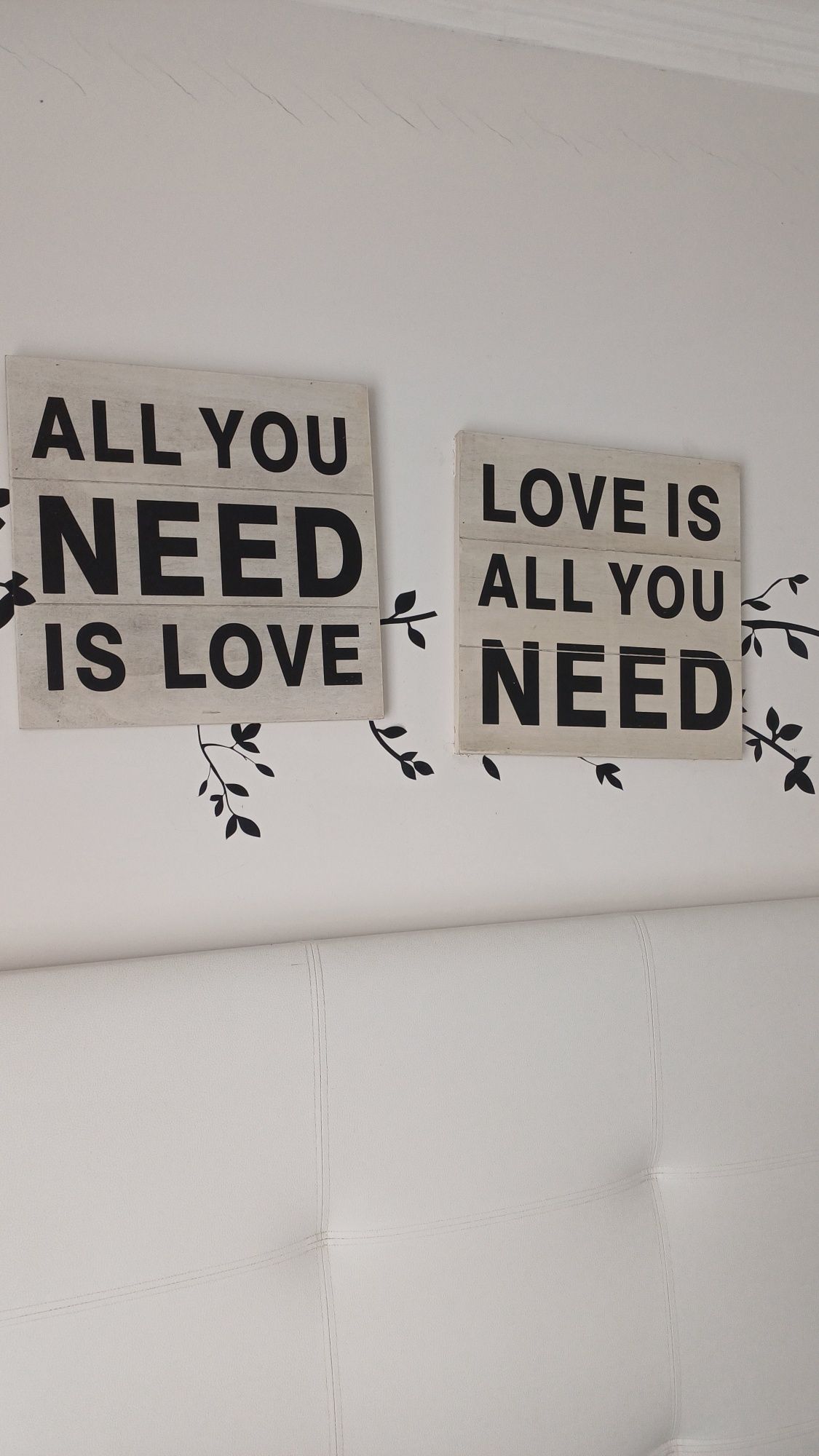 2 Quadros All you need is Love