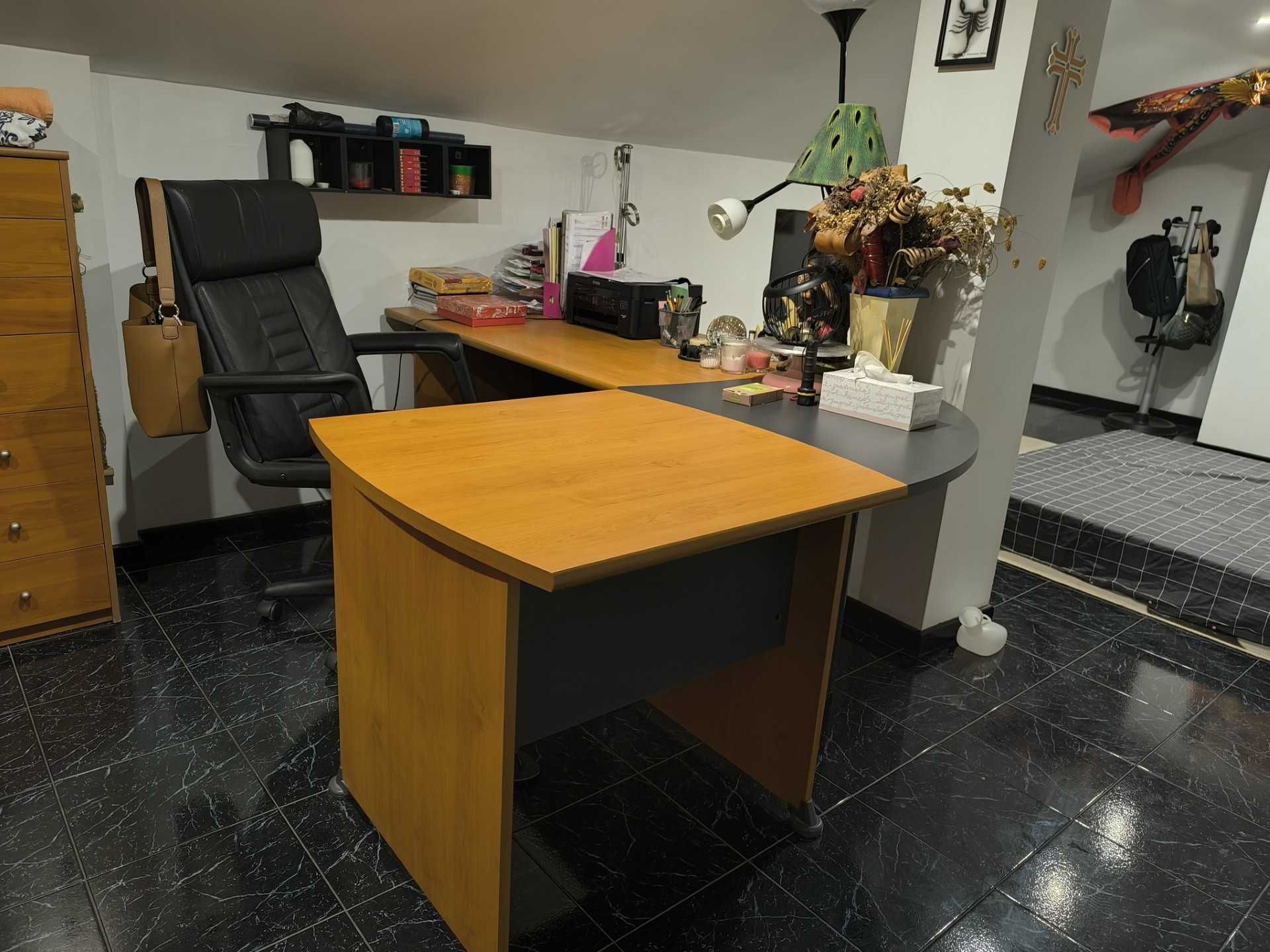 Secretaria em L C/Cadeira