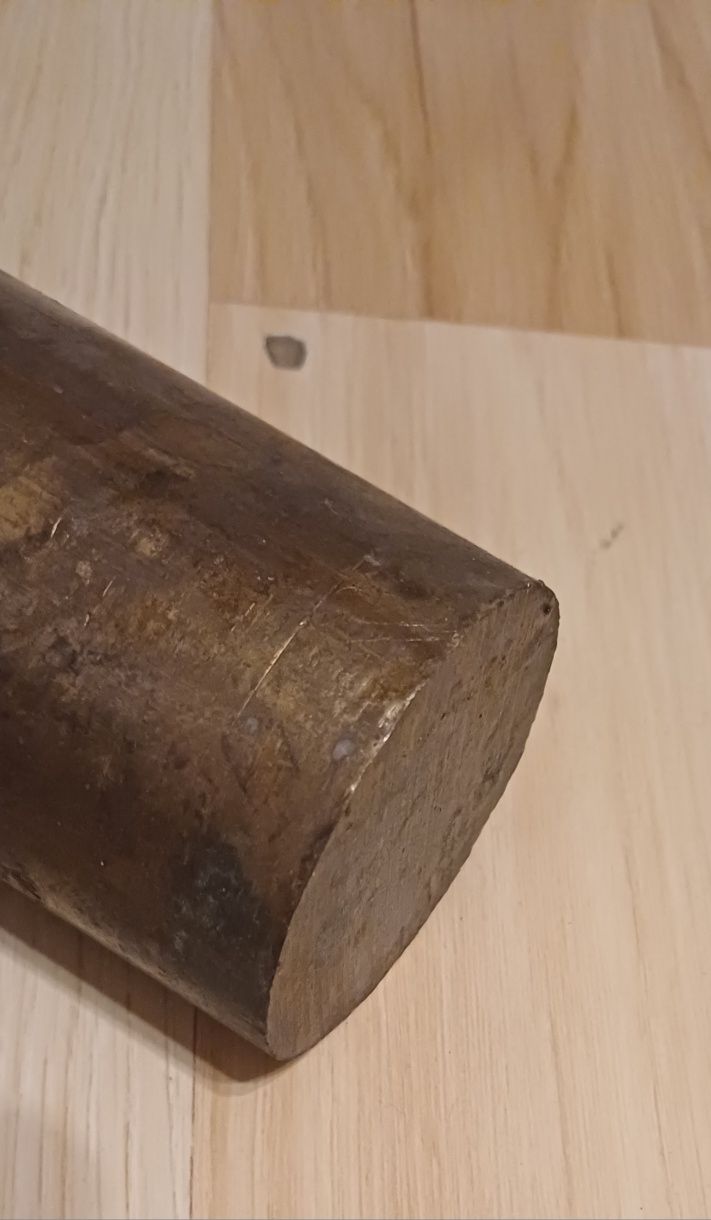 Wałek z litego brązu Ø65x215 mm   do toczenia / odlew / tuleje