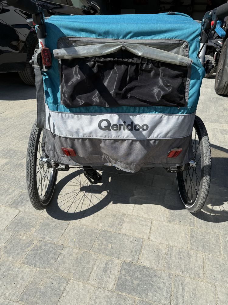 Queridoo sportrex 2. Przyczepka rowerowa do biegania wózek