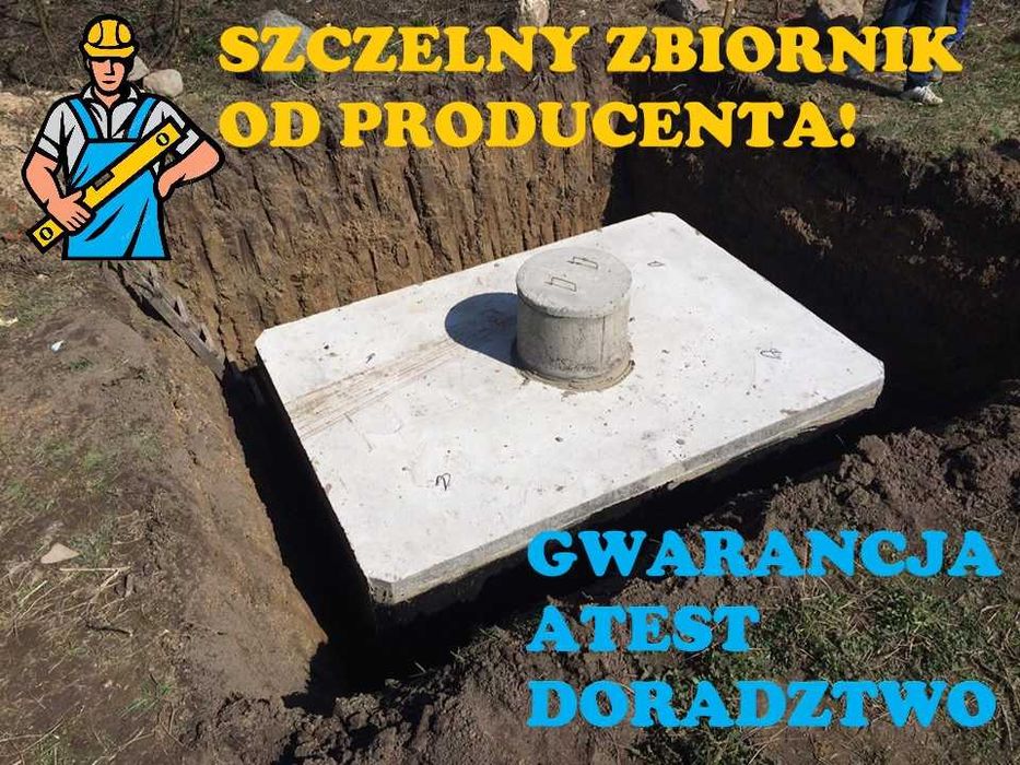 Szambo, Zbiorniki Betonowe z WYKOPEM , SZAMBA Betonowe od PRODUCENTA